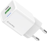 ColorWay 053PD USB-A / USB-C Hálózati gyorstöltő 30W - Fehér