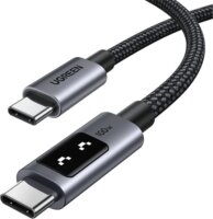 UGREEN Uno L509 100W USB-C apa - USB-C apa adat és töltőkábel 0,5m - Fekete