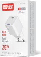 ColorWay 052PD USB-C Hálózati töltő szett 25W - Fehér