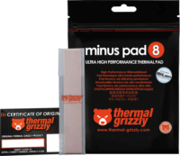 Thermal Grizzly Minus Pad 8 Hővezető lap 2db (120 x 20 x 1,5 mm)