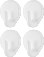 Iris L-00734 Nesta műanyag akasztó szett - Fehér (4db/csomag)