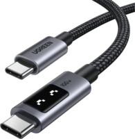 Ugreen Uno L509 USB-C apa - USB-C apa Adat és töltő kábel 3m - Fekete