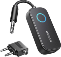Ugreen CM671 Bluetooth 5.3 audio vevő + airplane adapter - Fekete