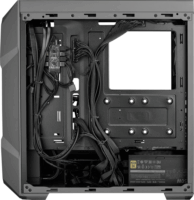 CoolerMaster TD500MAX Midi Torony Számítógépház + 4db 120mm ARGB ventilátor - Gunmetal
