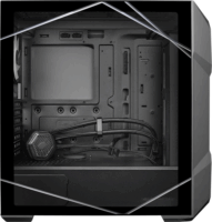 CoolerMaster TD500MAX Midi Torony Számítógépház + 4db 120mm ARGB ventilátor - Gunmetal