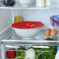 Charles Viancin Berries Szilikon fedő 23 cm - Piros eper forma