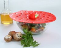 Charles Viancin Berries Szilikon fedő 23 cm - Piros eper forma