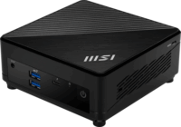 MSI Cubi 5 12M Mini PC (Intel i3-1215U / No RAM / No SSD / No OS) - Fekete