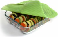 Charles Viancin Banana Leaf Szilikon fedő 25 x 25 cm - Zöld banánlevél forma