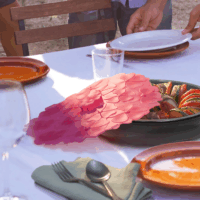 Charles Viancin Geranium Szilikon fedő 28 cm - Rózsaszín muskátli forma