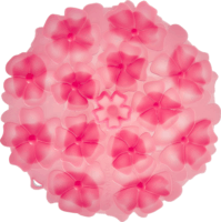 Charles Viancin Geranium Szilikon fedő 28 cm - Rózsaszín muskátli forma