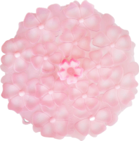 Charles Viancin Geranium Szilikon fedő 23 cm - Rózsaszín muskátli forma