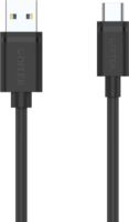 Unitek C14103BK USB-A apa - USB-C apa 3.1 Adat és töltő kábel 2m - Fekete