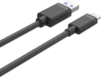 Unitek C14103BK USB-A apa - USB-C apa 3.1 Adat és töltő kábel 2m - Fekete