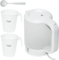 Adler AD1381 Elektromos Utazó Vízforraló 0.5L 900 Watt - Fehér