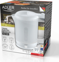 Adler AD1381 Elektromos Utazó Vízforraló 0.5L 900 Watt - Fehér