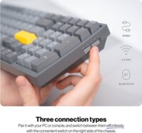 Endorfy Celeris 1800 Mechanikus Gamer Wireless Billentayűzet - Szürke (US)