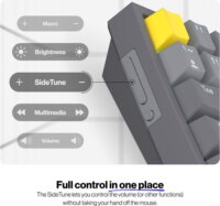 Endorfy Celeris 1800 Mechanikus Gamer Wireless Billentayűzet - Szürke (US)