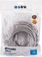 S-link SL-CAT610 UTP CAT6 Patch kábel 10m - Szürke