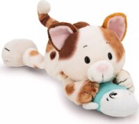 Nici Szerencsecica hal figurával plüss 30 cm