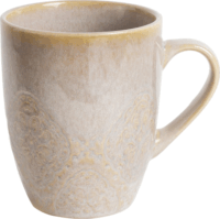 Iris csempe mintás kerámia bögre csempe 360ml - Homokszín