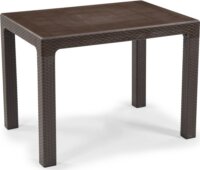 Iris GF-240 ECO Műanyag kerti rattan asztal 70x100cm - Barna