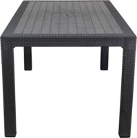 Iris GF-210 ECO Műanyag kerti rattan asztal 90x150cm - Szürke
