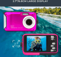 Easypix Aquapix W3027 Wave Digitális fényképezőgép - Rózsaszín
