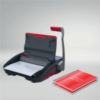 GBC CombBind CB20 spirálozó gép - Fekete/Piros