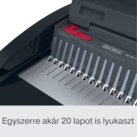 GBC CombBind CB20 spirálozó gép - Fekete/Piros