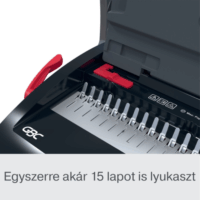 GBC CombBind CB15 spirálozó gép - Fekete/Piros