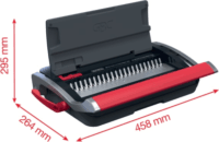 GBC CombBind CB15 spirálozó gép - Fekete/Piros