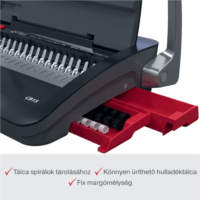 GBC CombBind CB15 spirálozó gép - Fekete/Piros