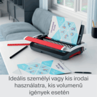 GBC CombBind CB15 spirálozó gép - Fekete/Piros