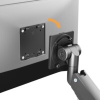 Maclean MC-968 17"-57" LCD TV / Monitor asztali tartó kar - Fekete (1 kijelző)