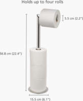 Joseph Joseph EasyStore Luxe 2az 1ben Wcpapír tartó állvány - Ezüst