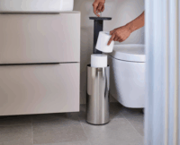 Joseph Joseph EasyStore Luxe Rejtett Wc papír tartó - Ezüst