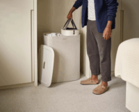 Joseph Joseph Tota 2 rekeszes szennyestartó 90L - Ekrü