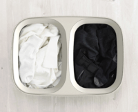 Joseph Joseph Tota 2 rekeszes szennyestartó 90L - Ekrü