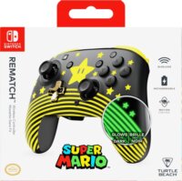 Turtle Beach Super Mario Star Wireless Kontroller Gamepad (Nintendo Switch) - Fekete/Sárga