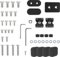 Maclean MC-386 32"-75" LCD TV / Monitor padló tartó állvány - Fehér