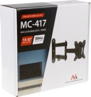 Maclean MC-417 13"-32" LCD TV / Monitor fali tartó konzol - Fekete