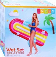 Intex: Szivárvány matrac felhőkkel (175 x 117 cm)