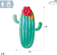 Intex: Kaktusz alakú matrac virággal (180 x 130 cm)