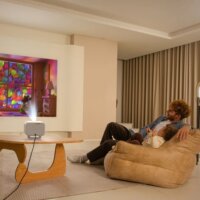 Yaber L2 Plus Smart LCD FullHD 700 Lumen Projektor - Bézs