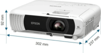 Epson EBW55 WXGA 4000 Lumen Projektor - Fehér