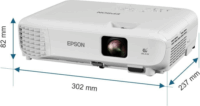 Epson EBW53 WXGA 4000 Lumen Projektor - Fehér