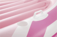 Intex: Csónak alakú matrac napellenzővel - Rózsaszín (244 x 119 x 97 cm)