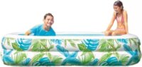 Intex: Trópusi felfújható családi medence (229 x 152 x 48 cm) - Mintás