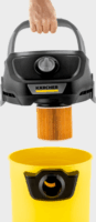 Karcher KWD 3 Nedves - Száraz Klasszikus porszívó 1000W- Sárga / Fekete